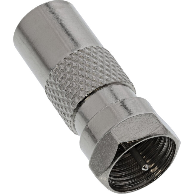 InLine® Adapter F-Male (SAT) auf IEC-Male (Antenne),