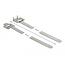 Delock Cable tie stainless steel reusable with folding clasp L 400 x W 10 mm 10 pieces