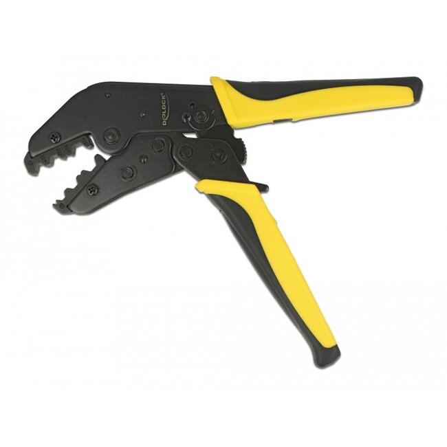 Delock Universal Coax Crimping Tool for 4 different diameters angled