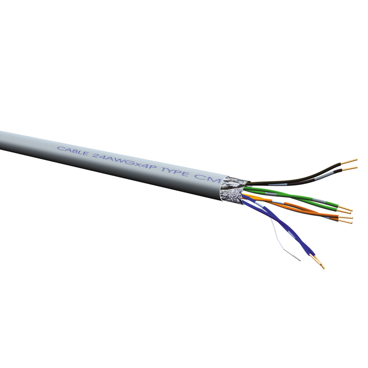 Roline Value 21.99.0196. Snoerlengte: 300 m, Kabel standaard: Cat5e, Kabelafscherming: F/UTP (FTP)