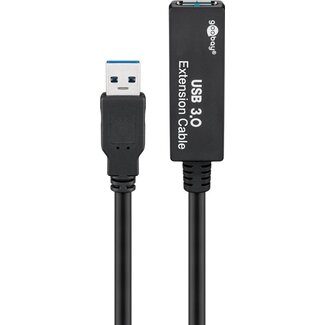 Goobay Goobay Active USB 3.0 Extension Cable, Black 5 m