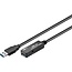 Goobay Active USB 3.0 Extension Cable, Black 5 m