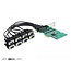 Delock PCI Express Card to 8 x Serial RS-232 High Speed 921K
