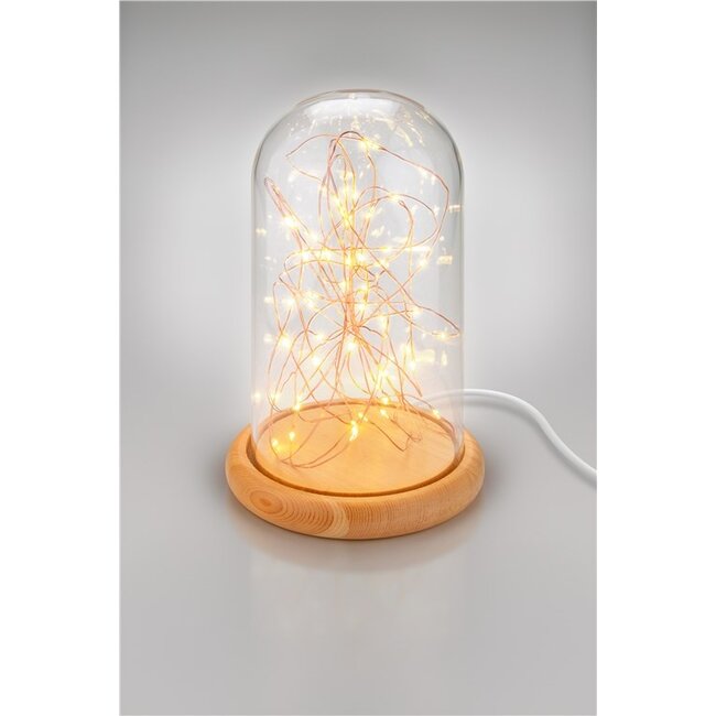 Goobay Glass Bell with Micro LED Light Chain
