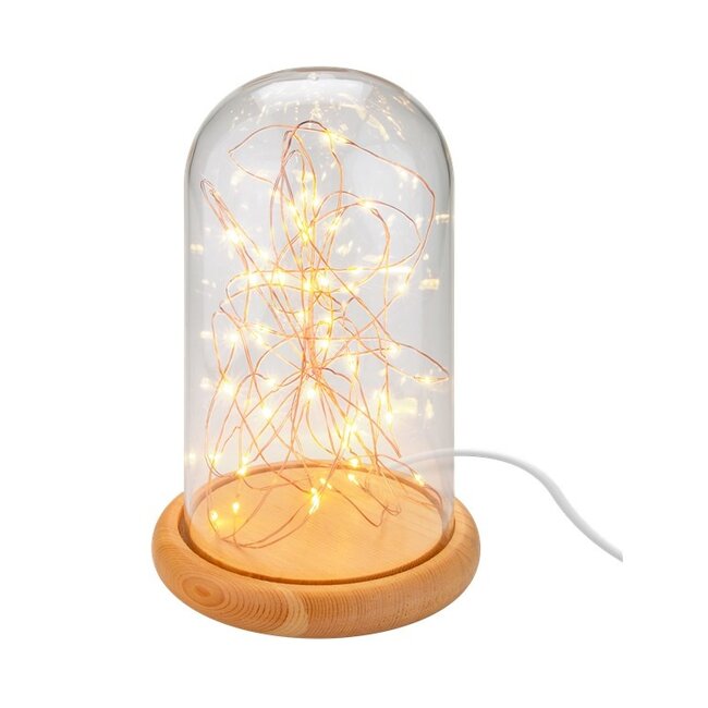Goobay Glass Bell with Micro LED Light Chain