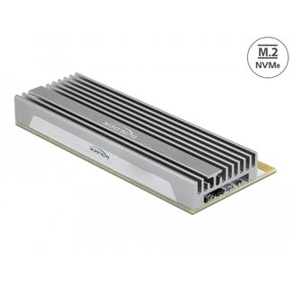 DeLOCK Delock PCI Express x16 (x4 / x8) Card to 1 x NVMe M.2 Key M with LED illumination