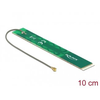 DeLOCK Delock LTE Antenna I-PEX Inc., MHF® I plug 2 - 3 dBi 1.13 10 cm PCB internal self adhesive