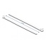Delock Cable ties reusable L 150 x W 7.2 mm 100 pieces white