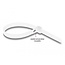 Delock Cable ties reusable L 150 x W 7.2 mm 100 pieces white