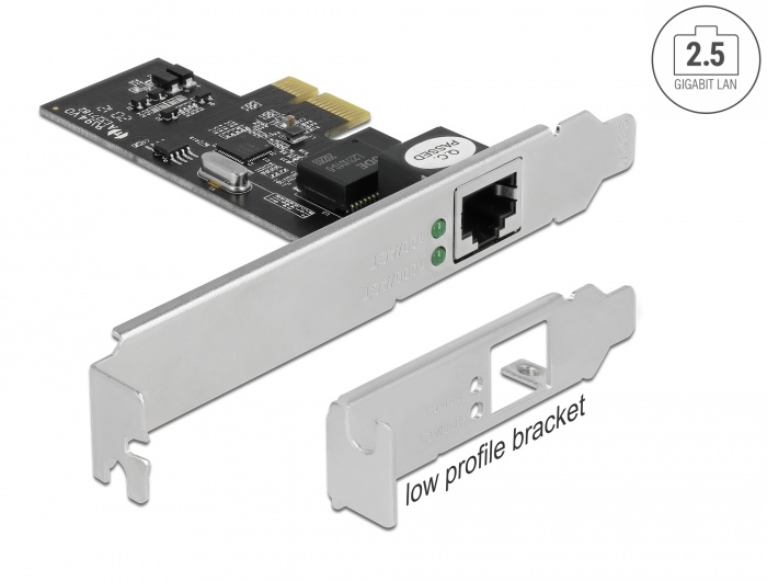 DeLOCK PCIe x1 Karte>1xRJ45 2,5 LAN i225