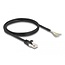 Delock Cable RJ50 male to open wire ends S/FTP 1 m black