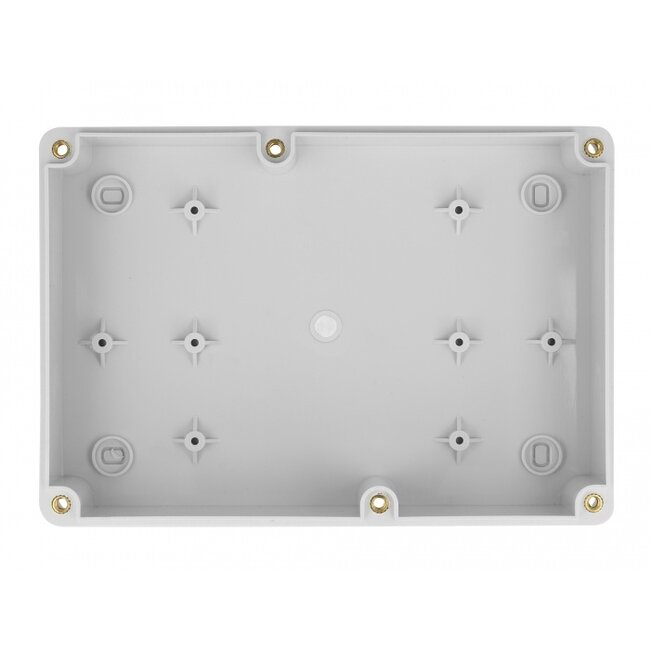 Delock Installation housing with cable entries 180 x 125 x 57 mm grey