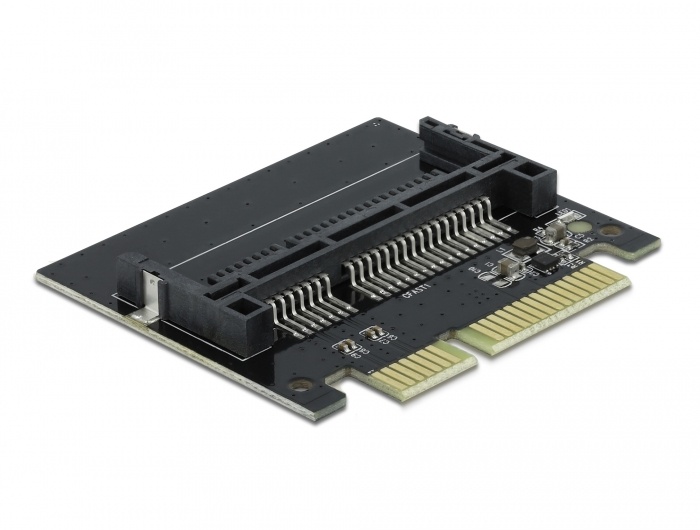 DeLOCK SATA 22 pin male to CFast slot. Hostinterface: SATA, Output interface: CFast. Breedte: 45 mm, Diepte: 51 mm, Hoogte: 5 mm. Type verpakking: Doos