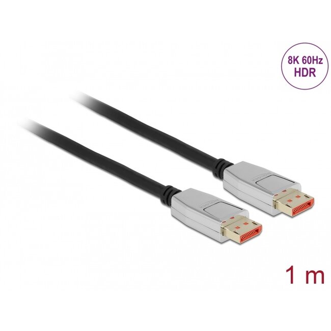 Delock DisplayPort cable 8K 60 Hz 1 m