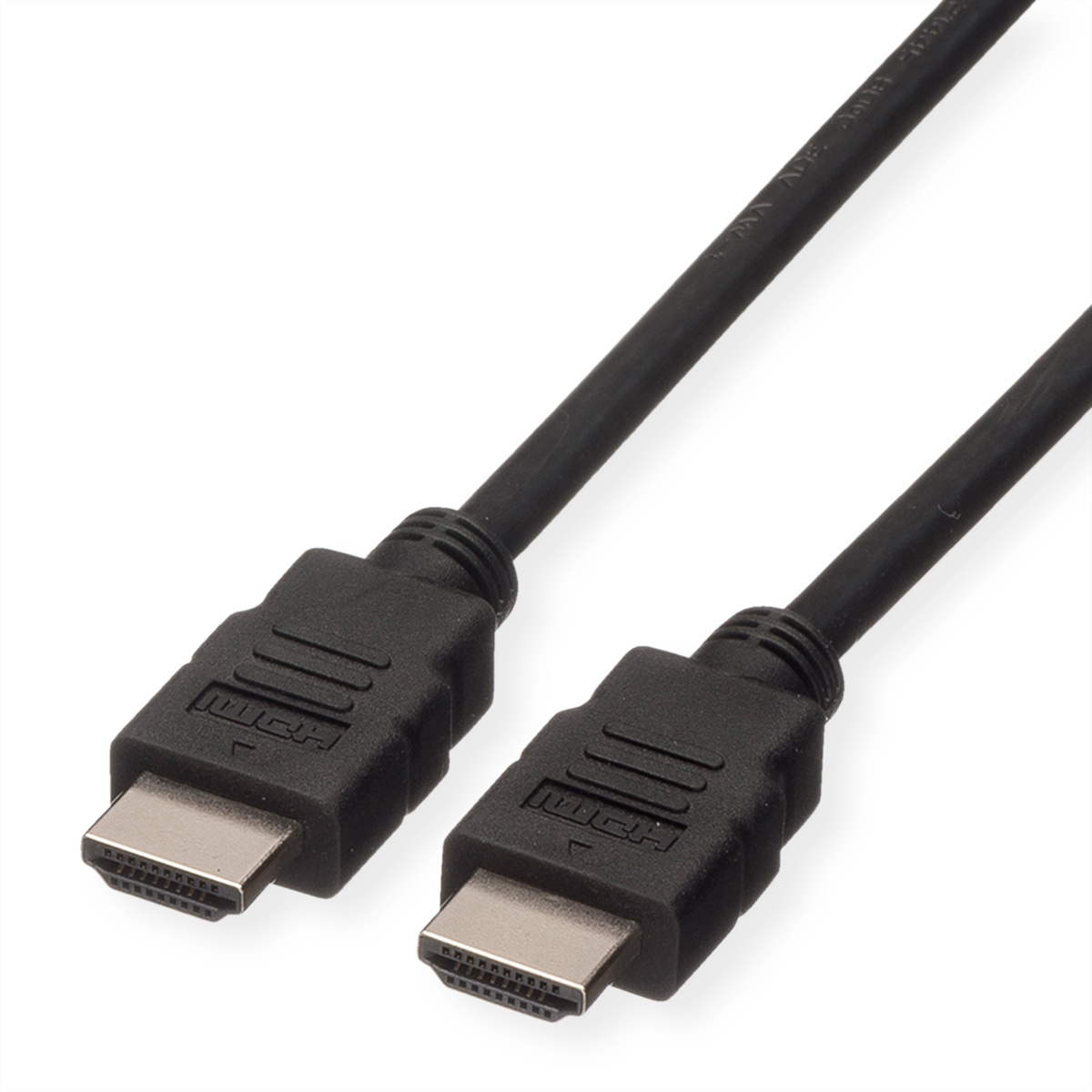 Roline HDMI Aansluitkabel HDMI-A stekker 1.00 m Zwart 11.04.5731 Afgeschermd HDMI-kabel