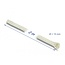Delock Braided Sleeve made of nomex fibers 2 m x 15 mm white