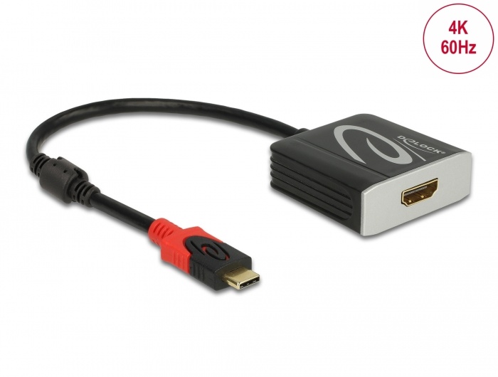 DeLOCK 65400. Maximale resolutie (HDMI): 3840 x 2160 Pixels. Kleur van het product: Zwart