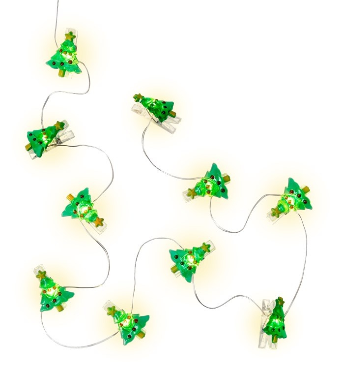 Goobay 10 LED Photo Clip Fairy Lights"Christmas Tree"|