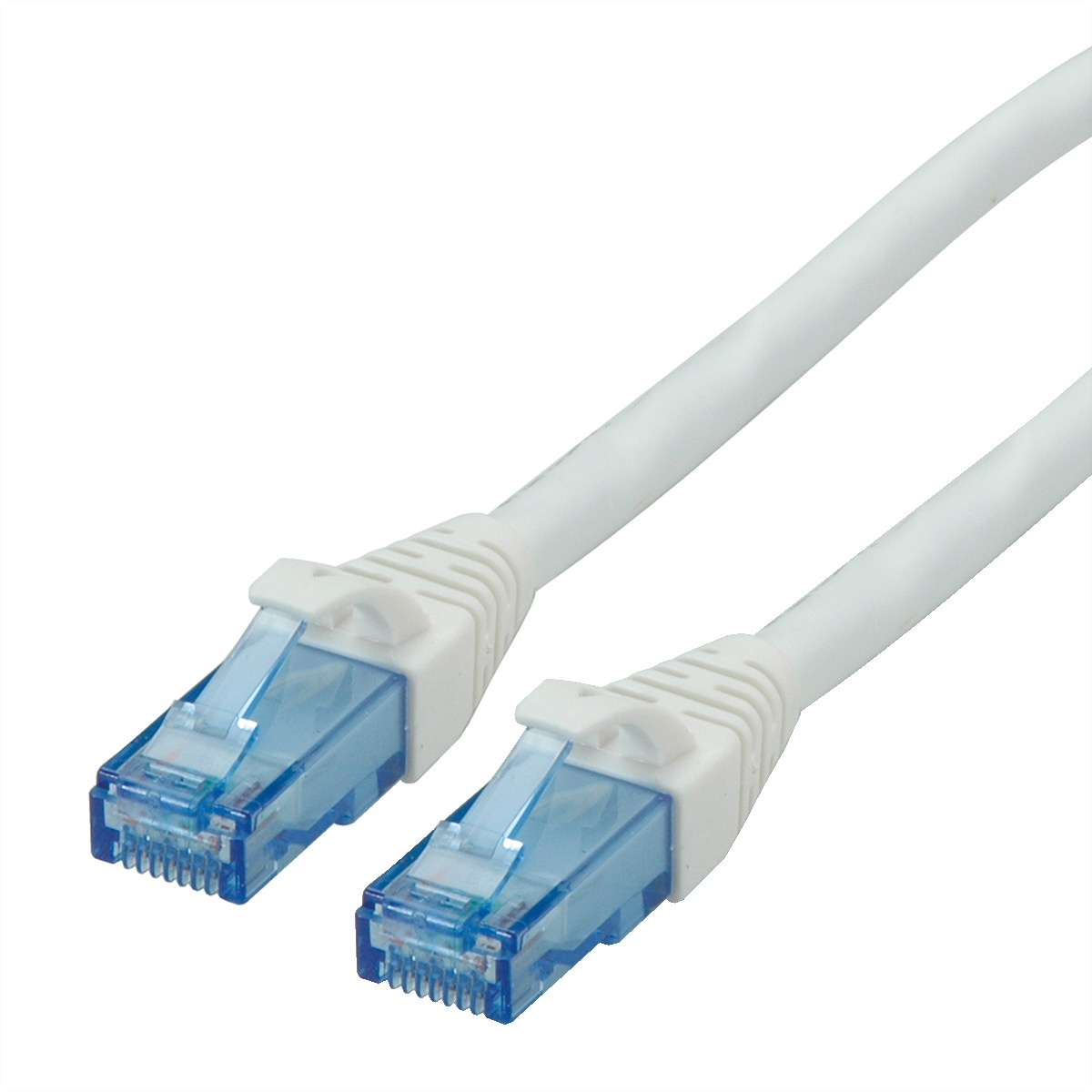 Roline 21.15.2767 RJ45 Netwerkkabel, patchkabel CAT 6A U/UTP 10.00 m Wit Onafgeschermd, Halogeenvrij, Vlambestendig 1 stuk(s)