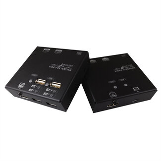 Value VALUE KVM Extender over Cat.5e/6, HDMI, 4 x USB