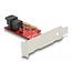 Delock PCI Express x4 Card > 1 x internal SFF-8643 NVMe - Low Profile Form Factor