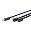 Clicktronic 3.5 mm AUX to RCA Adapter Cable, Stereo 1 m