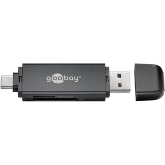 Goobay Goobay USB 3.0, USB-C™ 2in1 Card Reader