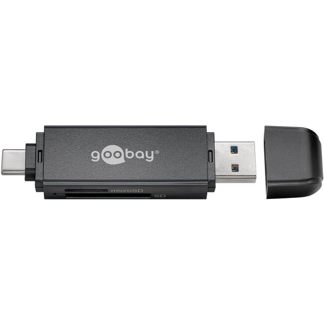 Goobay USB 3.0, USB-C™ 2in1 Card Reader