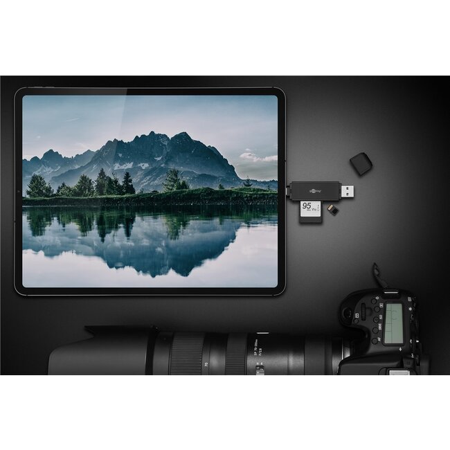 Goobay USB 3.0, USB-C™ 2in1 Card Reader