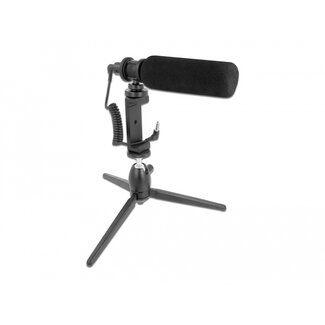 DeLOCK Delock Vlog Shotgun Microphone Set for Smartphones and DSLR Cameras