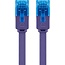 Goobay CAT 6A Flat Patch Cable U/UTP, violet 0.5 m