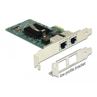 DeLOCK Delock PCI Express x1 Card 2 x RJ45 Gigabit LAN i82576