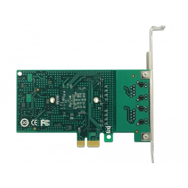 Delock PCI Express x1 Card 2 x RJ45 Gigabit LAN i82576