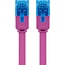 Goobay CAT 6A Flat Patch Cable U/UTP, magenta 2 m
