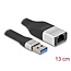 Delock FPC Flat Ribbon Cable USB Type-A to Gigabit LAN 10/100/1000 Mbps 13 cm