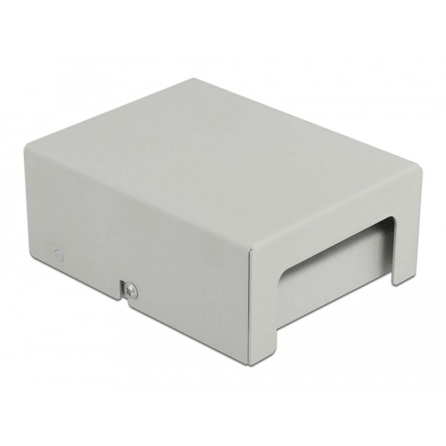 Delock Keystone Patch Panel 4 Port grey