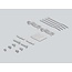 Delock Keystone Patch Panel 4 Port grey