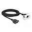 Delock Network Extension Cable for Easy 45 Module S/FTP RJ45 jack to RJ45 jack Cat.6A 3 m black