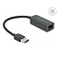 Delock Adapter USB Type-A male to 2.5 Gigabit LAN compact