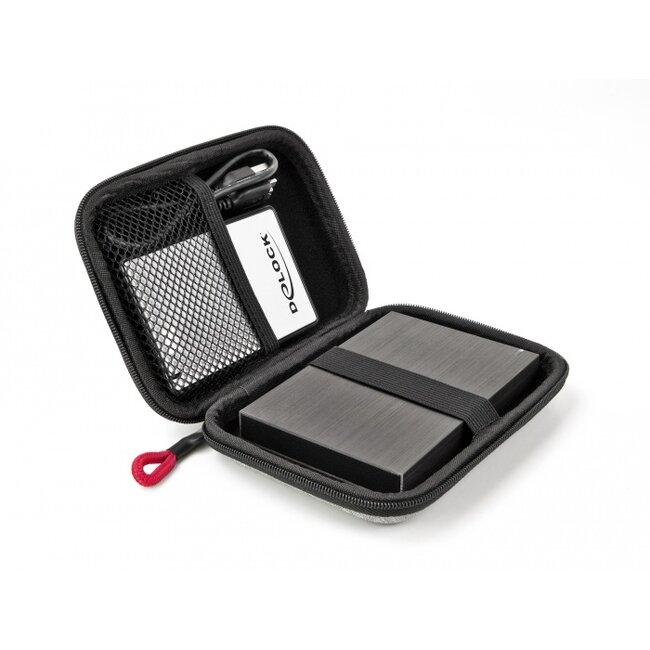 Delock Protection Bag for 2.5″ SSDs, external Enclosures or Hard drives up to 12 x 8 x 2 cm