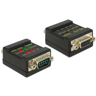 DeLOCK Delock RS-232 Tester DB9 female > DB9 male