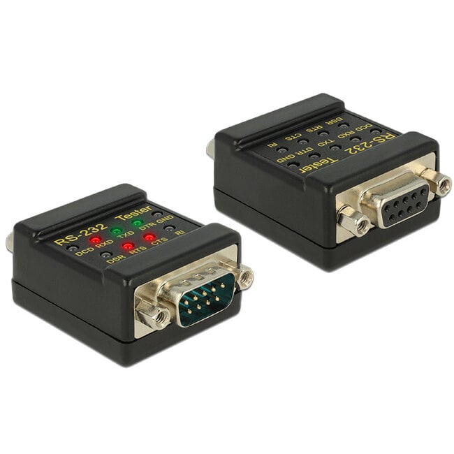 Delock RS-232 Tester DB9 female > DB9 male