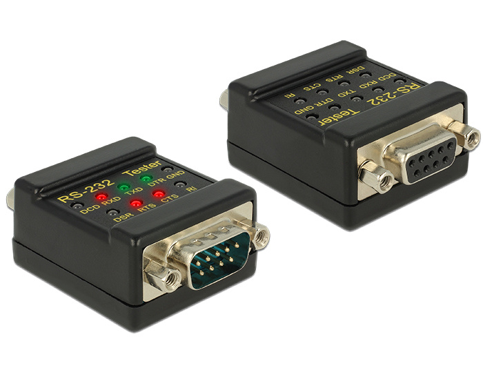 DeLOCK 2xDB9 DB9 Zwart