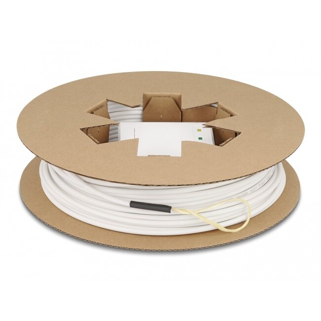 Delock Optical Fiber Connection Box 2 x SC/APC Simplex with drop cable set 40 m