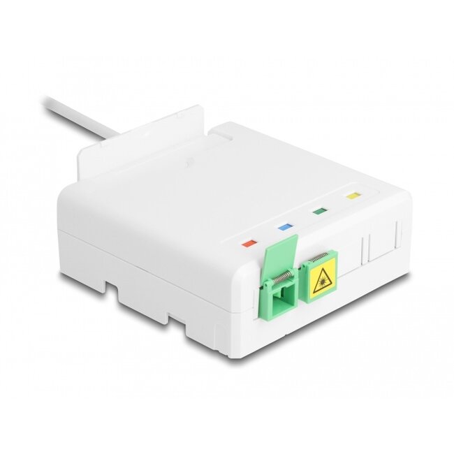 Delock Optical Fiber Connection Box 2 x SC/APC Simplex with drop cable set 40 m