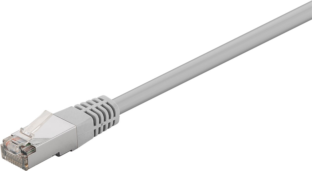 Goobay 73080. Snoerlengte: 5 m, Kabel standaard: Cat5e, Kabelafscherming: F/UTP (FTP), Aansluiting 1: RJ-45, Aansluiting 2: RJ-45