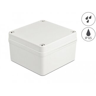 DeLOCK Delock Installation Housing IP65 waterproof 125 x 125 x 75 mm grey