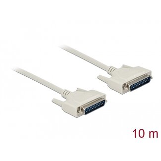 DeLOCK Delock Serial Cable D-Sub 25 male to male 10 m
