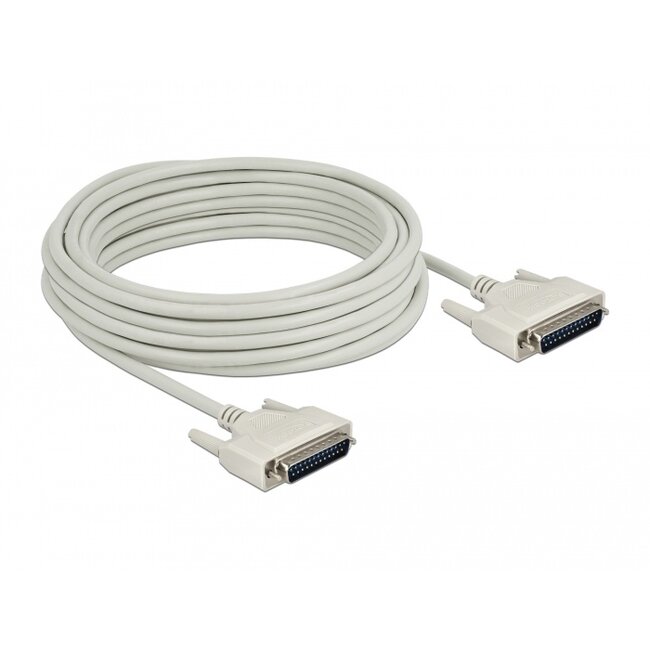 Delock Serial Cable D-Sub 25 male to male 10 m