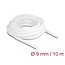 Delock Braided Sleeve self-closing 10 m x 9 mm white